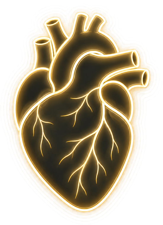 Animated AI heart